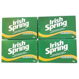 Vintage Irish Spring Original Deodorant Soap Old Packaging 113g x 4